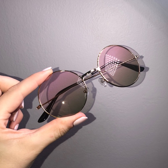 BLULU - ROUND SUNGLASSES (WATERMELON) - Picture 2 of 5